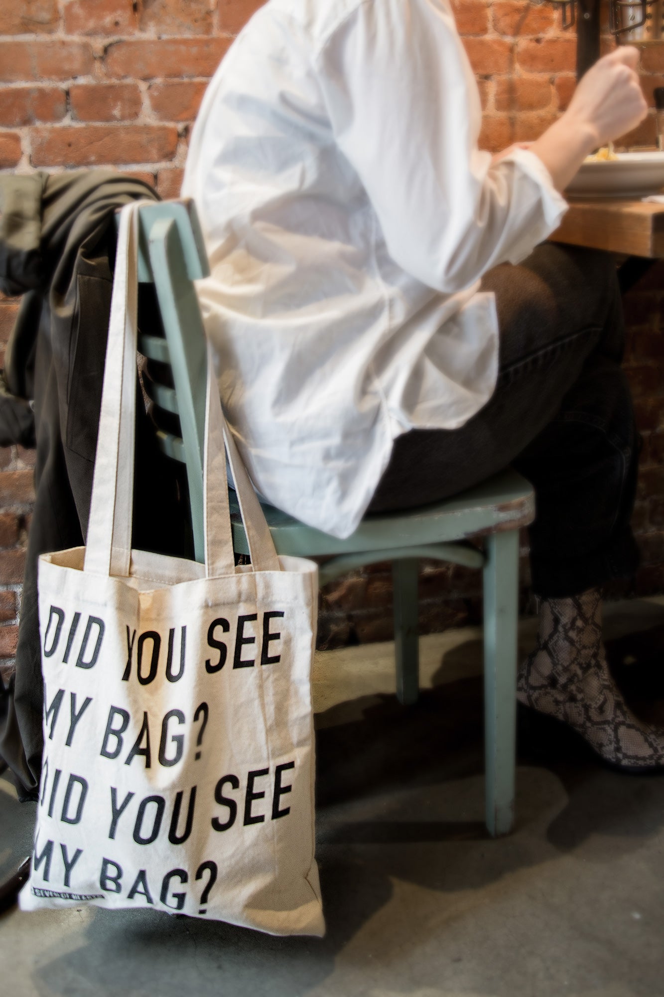 Medium Did You See My Bag? Canvas Tote