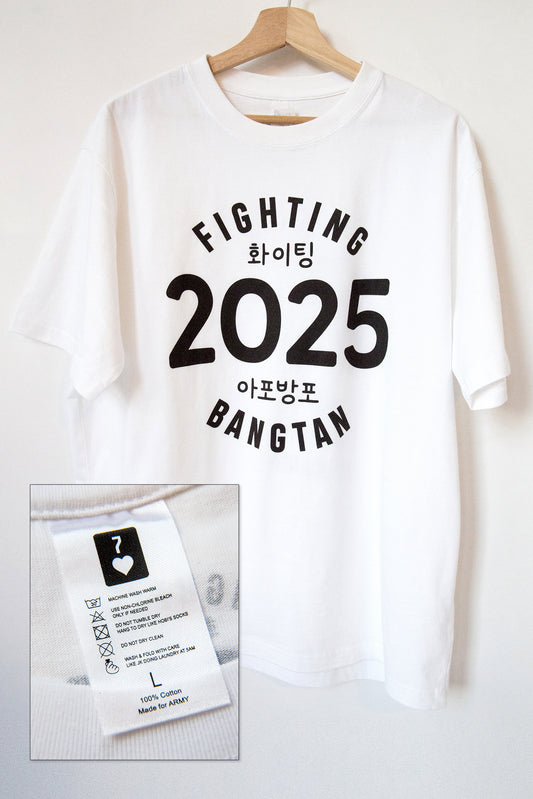 Fighting 2025 T-Shirt (Weiß)