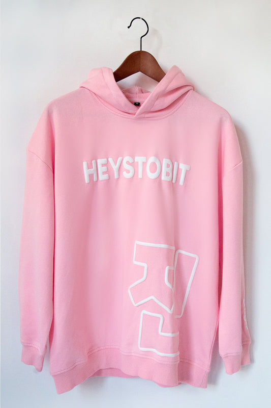 HEYSTOBIT Oversized Jin Hoodie (Baby Pink)