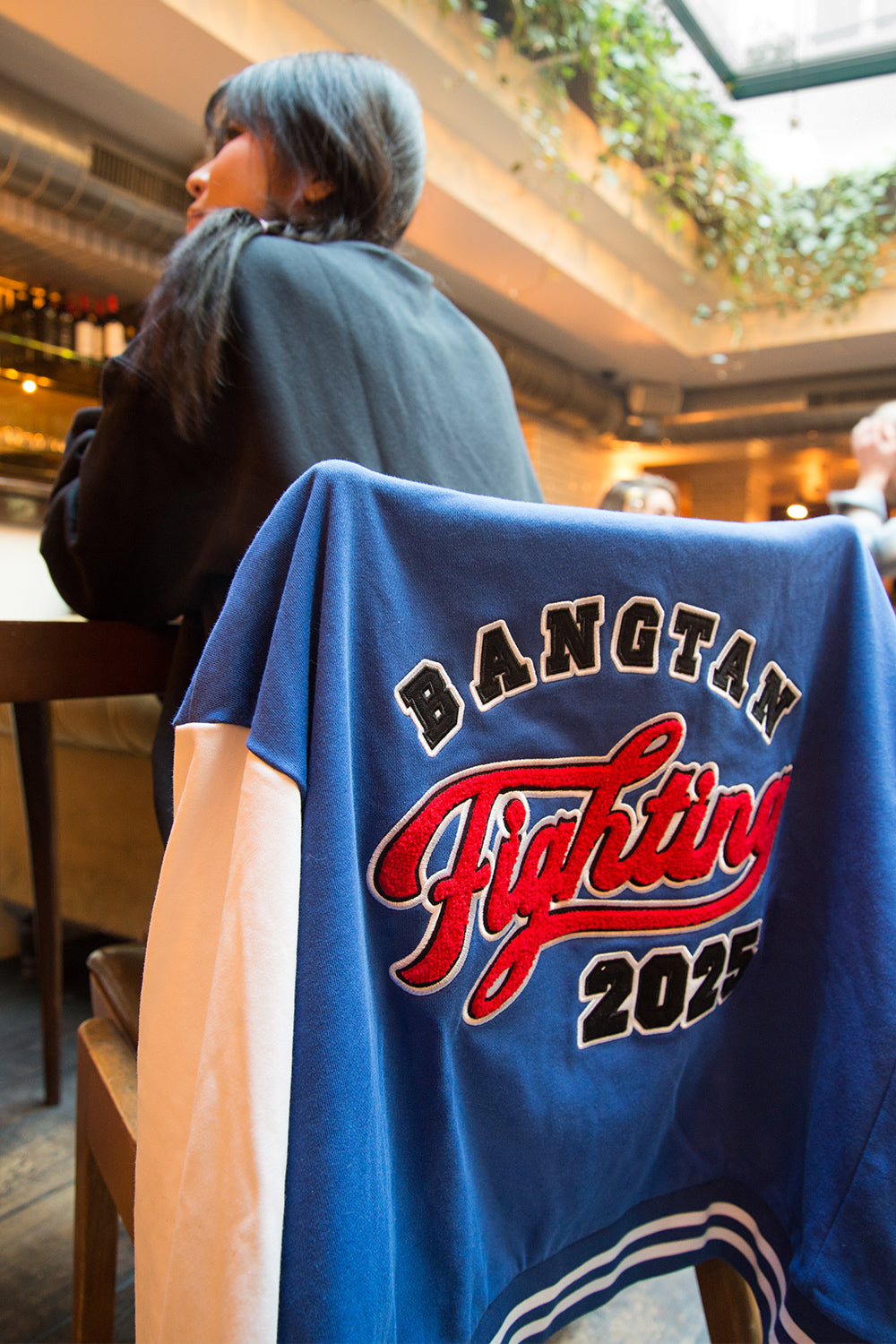 Fighting 2025 Varsity Jacket (Blue/White)