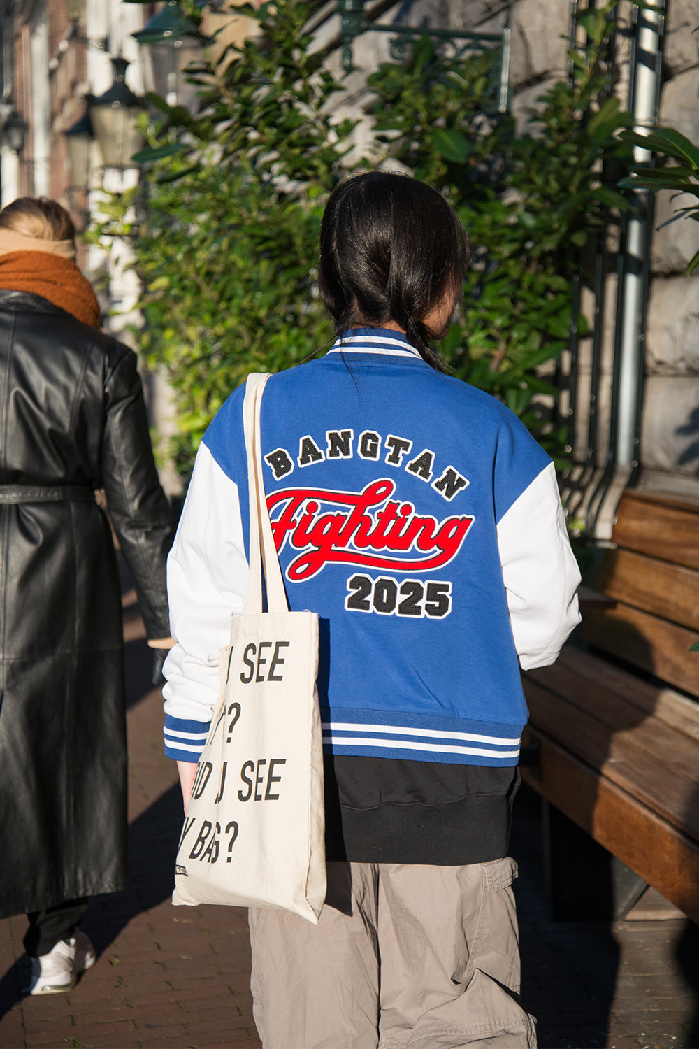 Fighting 2025 Varsity Jacket (Blue/White)