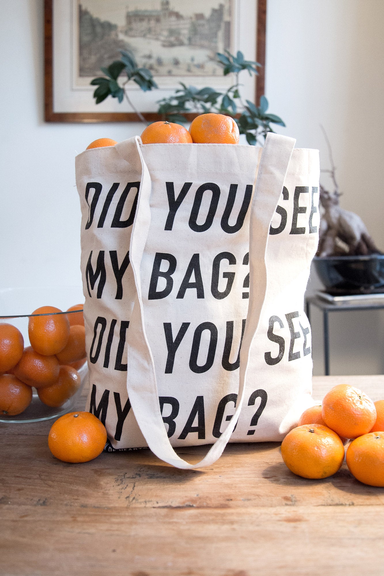 Medium Did You See My Bag? Canvas Tote